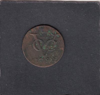 Beschrijving: Duit V.O.C. Holland S119